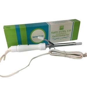 Helene Curtis Curling Iron Mini Curl Up 13 mm Spring Clamp New NOS Vintage